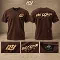 BE-COMP tee front and back product details
